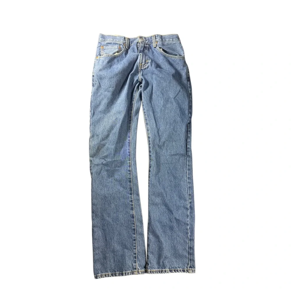 Levis 517 Bootcut Jeans Mens 32x34 Medium Wash Blue Denim Slim Fit Pants